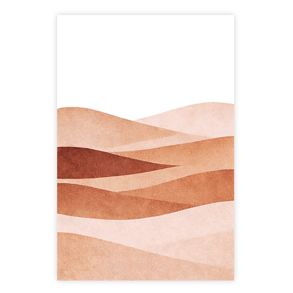 Désert d’Aquarelle - Dunes Ardentes