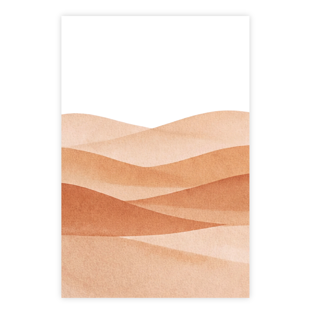 Désert d’Aquarelle - Dunes Sereines