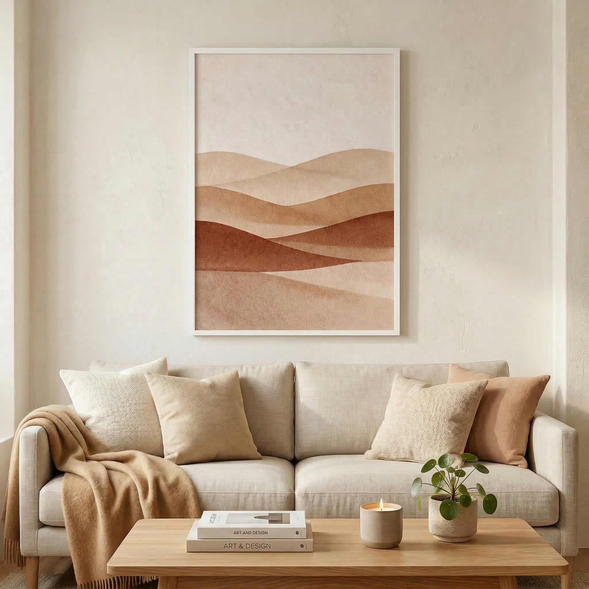 Désert d’Aquarelle - Dunes Sereines