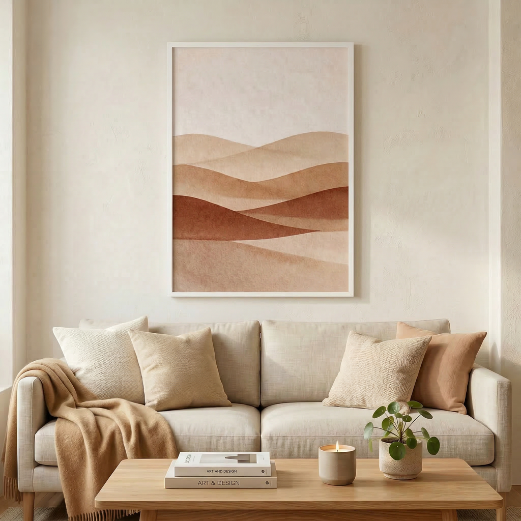 Désert d’Aquarelle - Dunes Sereines