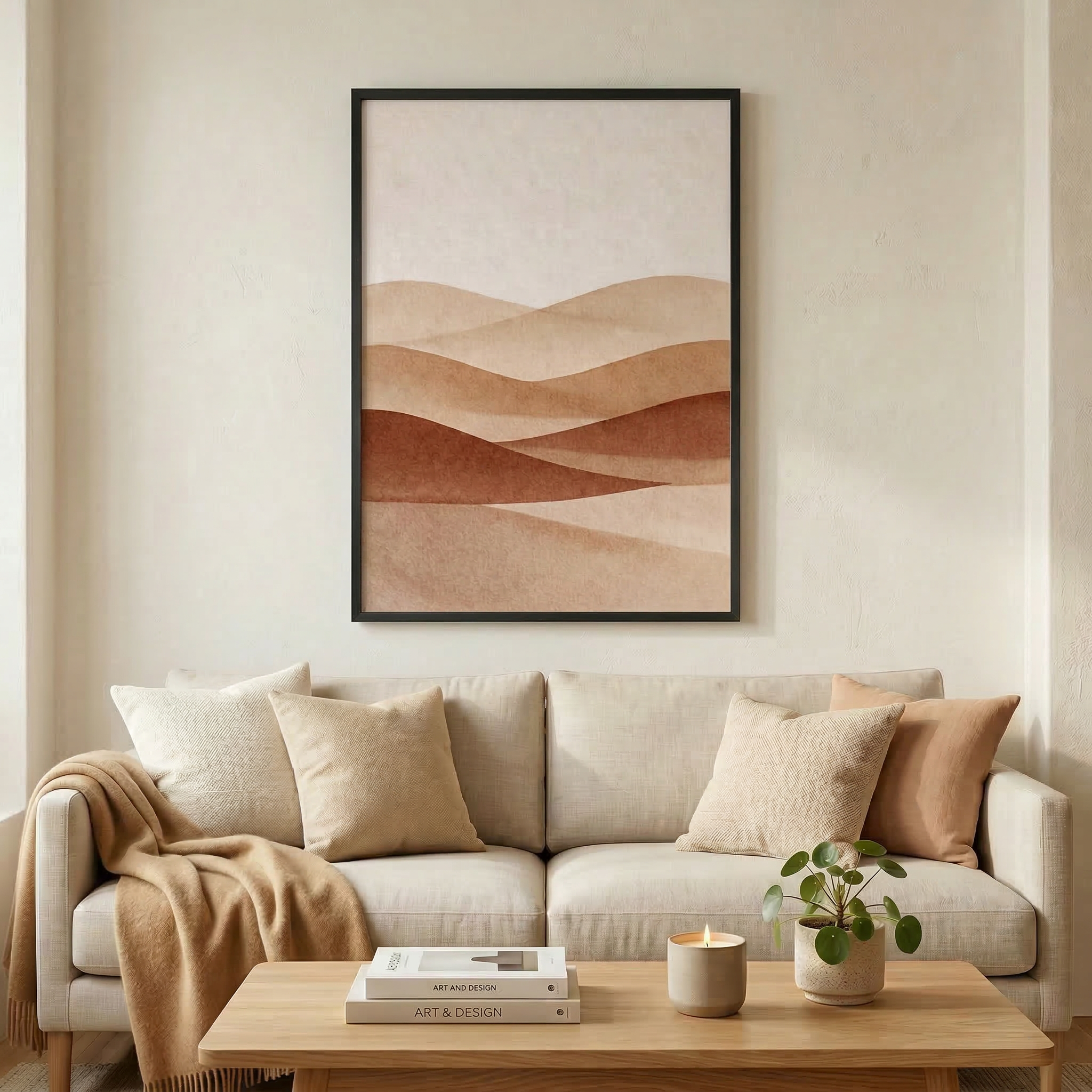 Désert d’Aquarelle - Dunes Sereines