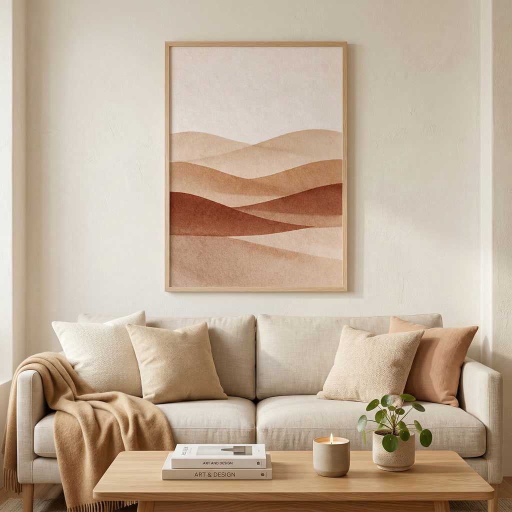 Désert d’Aquarelle - Dunes Sereines
