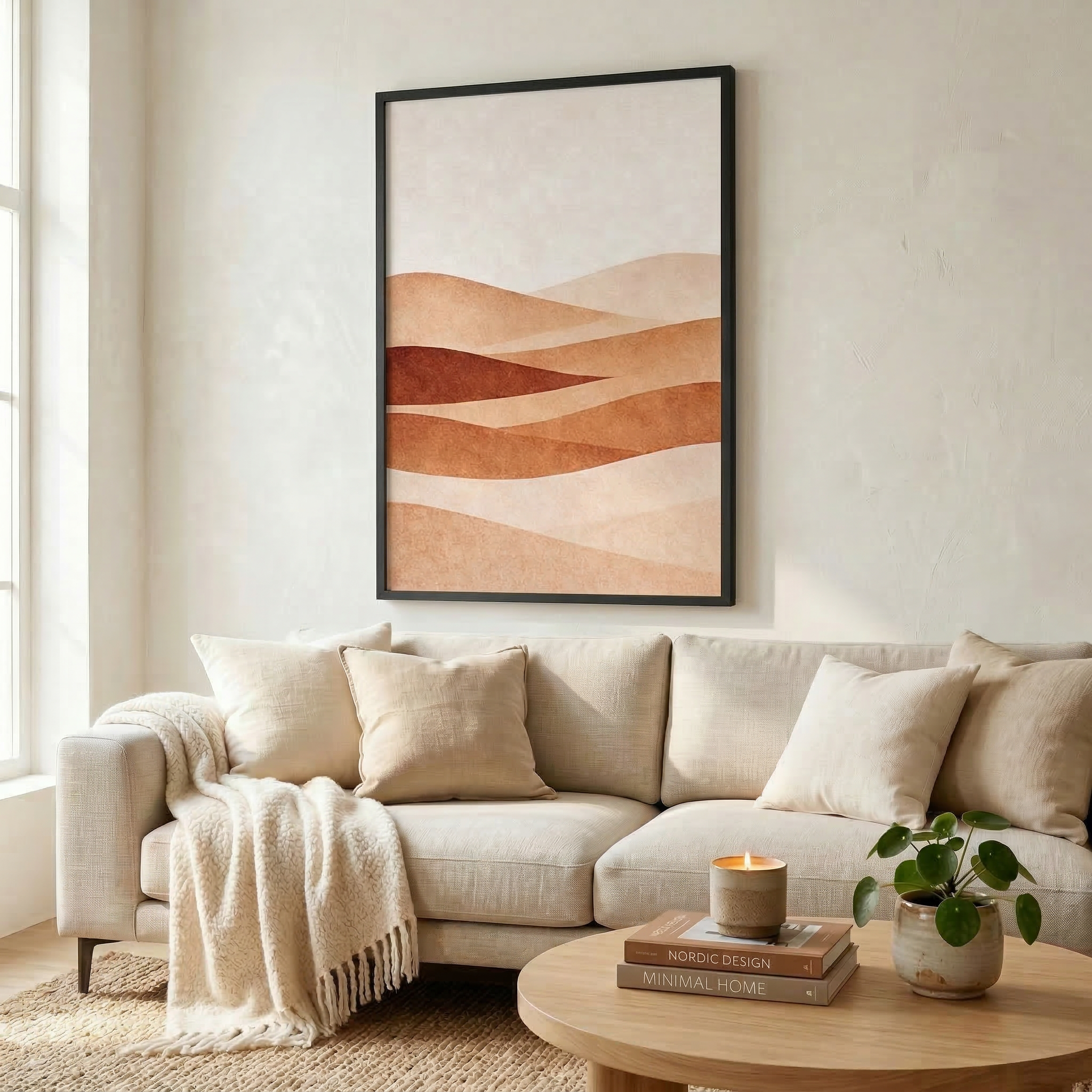 Désert d’Aquarelle - Dunes Ardentes